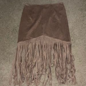 Tan skirt size L